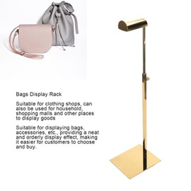 Estante de Exhibición Colgante de Bolsos, Soporte de Exhibición de Bolsos Duradero para Centros Comerciales (Acero inoxidable 2)