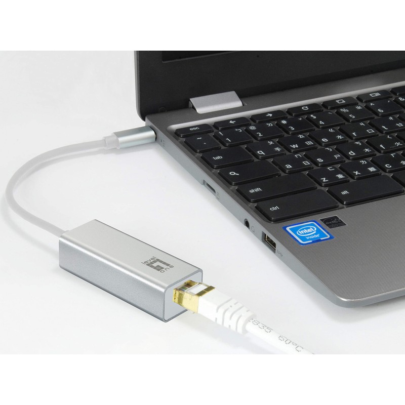 LevelOne USB-0402 Gigabit USB-C Network Adapter USB-C -> RJ45 10/100/1000