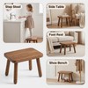 Slirike Solid Wood Step Stool 13.3" - 500lbs Capacity Plant