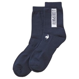 Cox Sportif Men's Socks, Short, Sporty, Logo, Antibacterial, Deodorizing, Sole Support, NV00 (navy)