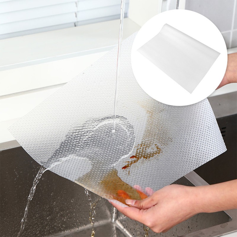 Cut-out cupboard, kitchen drawer, non-slip mat, drawer mat, transparent mat,
