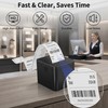 Qigreesol 58mm Portable Thermal Printer with 5 Rolls, POS Receipt