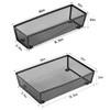 BYCY Silverware Drawer Organizer, Mesh Utensil Organizer for Kitchen Storage,