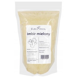 Ginger Ground Natural & Aromatic 200 g Pure Spice without Additives Ideal for Cooking, Baking & Hot Drinks Versatile KUCHNIA ZDROWIA