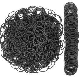 AIWOQI Rubber Bands Size #10 rubber band 760pcs Black Elastic Rubber Band size10 1inch small rubber bands for office supplies home