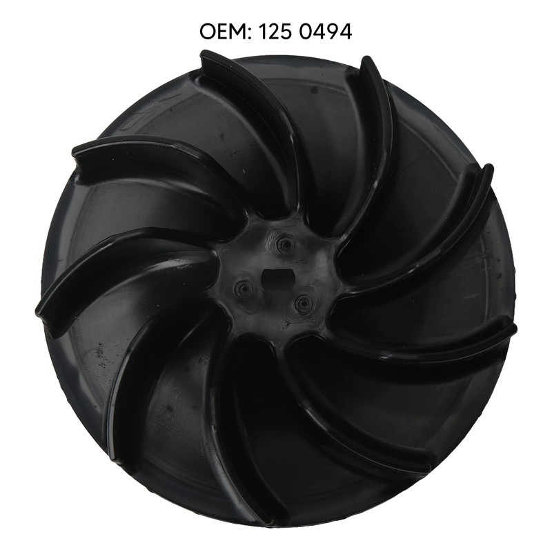 Vacuum Impeller Fan Vac Impeller Fan Black ABS Leaf Blower