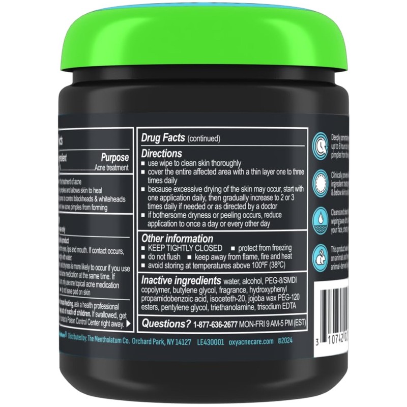 OXY Daily Defense Cleansing Pads 90 Each (Pack of 2)