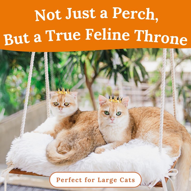 Cat Window Perch for Large Cats - Hammock Bed for