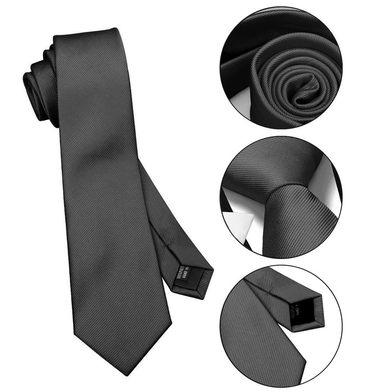 peiqiup Ties (150 x 5 cm), Solid Tie, for Office
