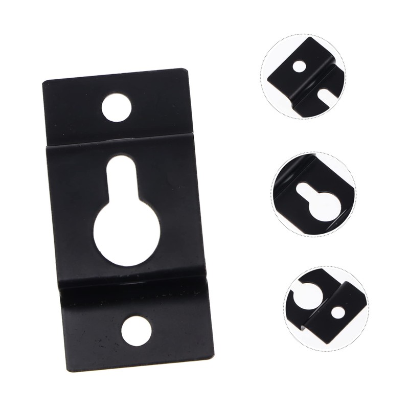 TEHAUX 20pcs Heavy Duty Iron Keyhole Speaker Hangers Durable Wall