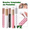 Mafab Brocha Limpieza Extensiones De Pestañas Rosa, Blanca Suave