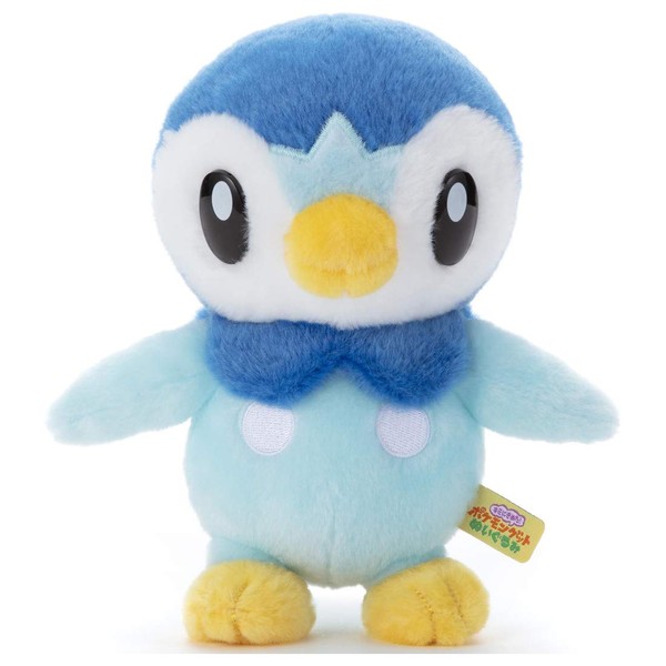 Takara Tomy Arts Pokemon: I Choose You! Plush Toy, Piplup, Height: Approx. 9.1 inches (23 cm)
