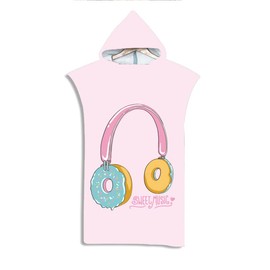 LOMTRATS Quick Dry Surf Poncho Wrap Robe Hoodie for Adults Men Women or Families Microfiber Swimming Beach Surfing Diving Bathing at Home