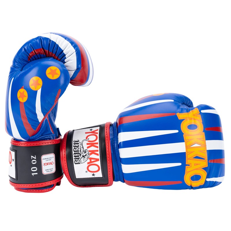 YOKKAO Muay Thai Redgammon Boxing Gloves - Blue - 18oz