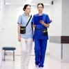 Nurse Bag, Belt Bag, Work Waiter's Bag with Belt, black