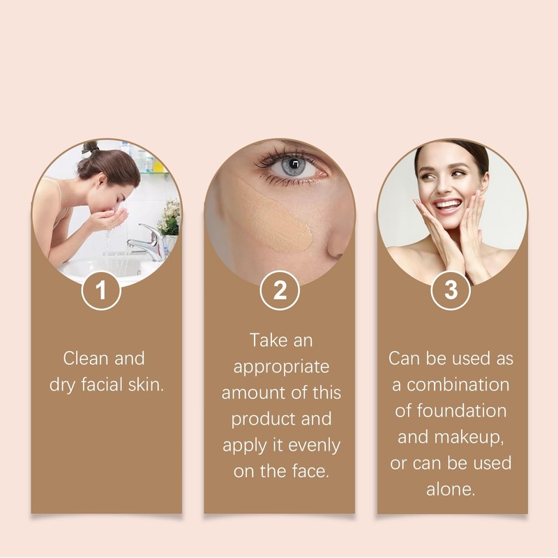 2Pcs BB Blur Tinted Moisturizer SPF 30,BB Cream Tinted Moisturizer,