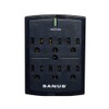SANUS On-Wall Low Profile 1080J Fireproof Surge Protector with 6