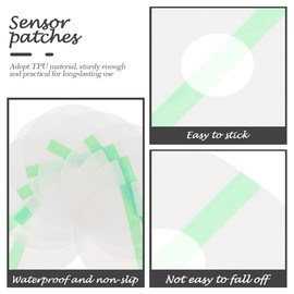 TOVINANNA Anti-fall Sensor Sticker Pieces of Waterproof Breathable Tpu Covers for Continuous Monitoring