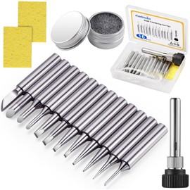 Nadinsta ET Soldering Tips Set Replacement Soldering Tip ETS ETA ETB ETD Replacement Pack of 12