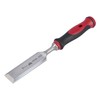 Stubai 356035 STUBAIspecial Wood Chisel,bi-mat.handl 35 mm, Silver/Red/Black
