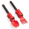 Dinneractive Utensil Set for Kids – Red Firefighter Themed Fork