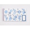 Custom Blue 4-Tier Luxury American Mahjong Set with 160 Acrylic