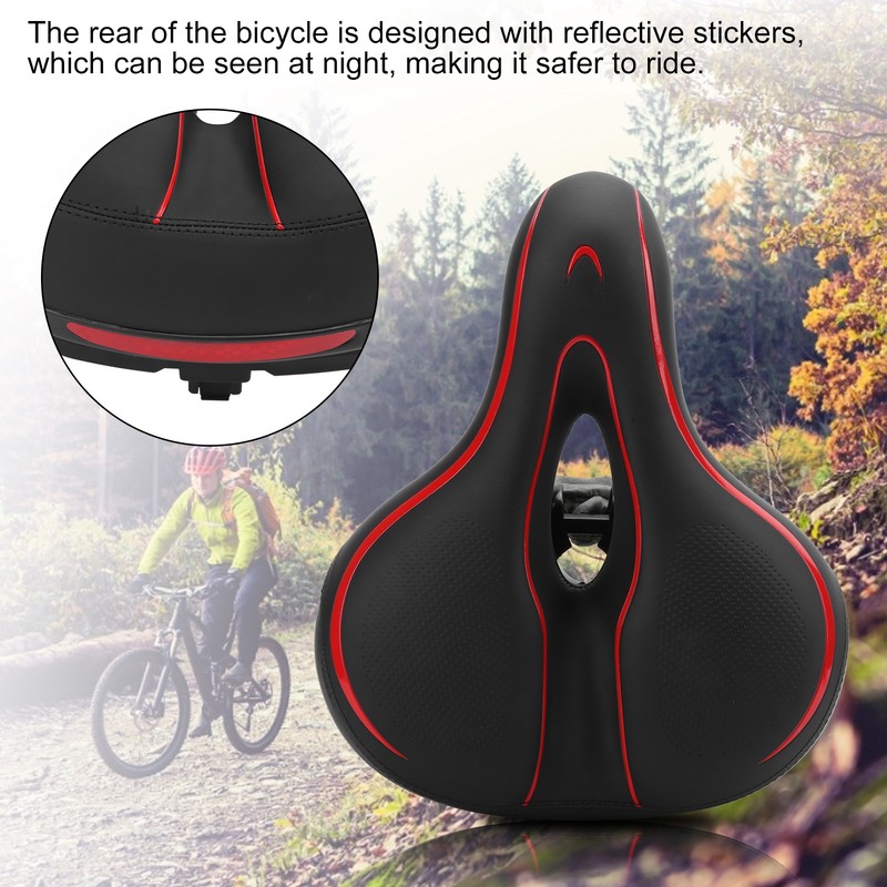 Comfort Bike Seat Cover Shock Absorption Bicycle Saddle Cushion Pad
