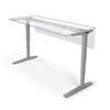 72" Modesty Panel with Wire Management (White) by Uplift Desk