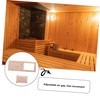 SEWACC Cedar Wood Sauna Room Air Vent Cover Sliding Grille