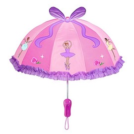 Kidorable Little Girls'Ballerina Umbrellas Pink One Size