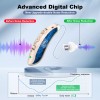 K&FCOPTEE Rechargeable Digital Hearing Aid Behind The Ear For Senior