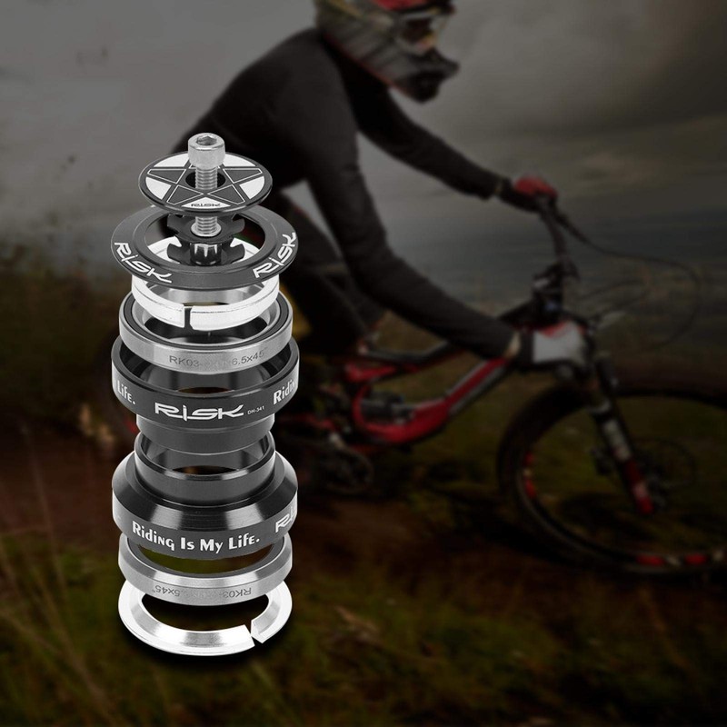 Alomejor Bicycle Headset Bicycle Bearing Headset Bicycle Headset Straight Fork