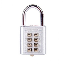 8-Digit Combination Padlock Fixed Combination 2ea