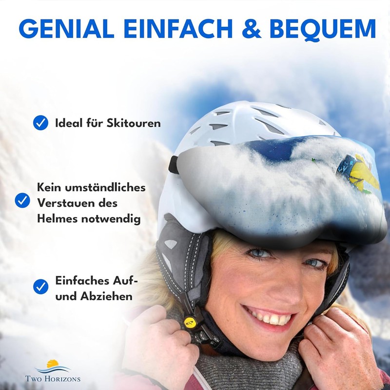 Two Horizons Ski Helmet Visor Protection | Visor Protection for