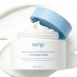 WNP Hyaluronic Acid Moisturizing & Firming Cream -4D Hyaluronic Acid, Aloe Vera,Peptides,Collagen,Ceramides Anti-Aging Face Moisturizer Vegan SkinCare for Fine Lines,Wrinkles Dry Sensitive Skin