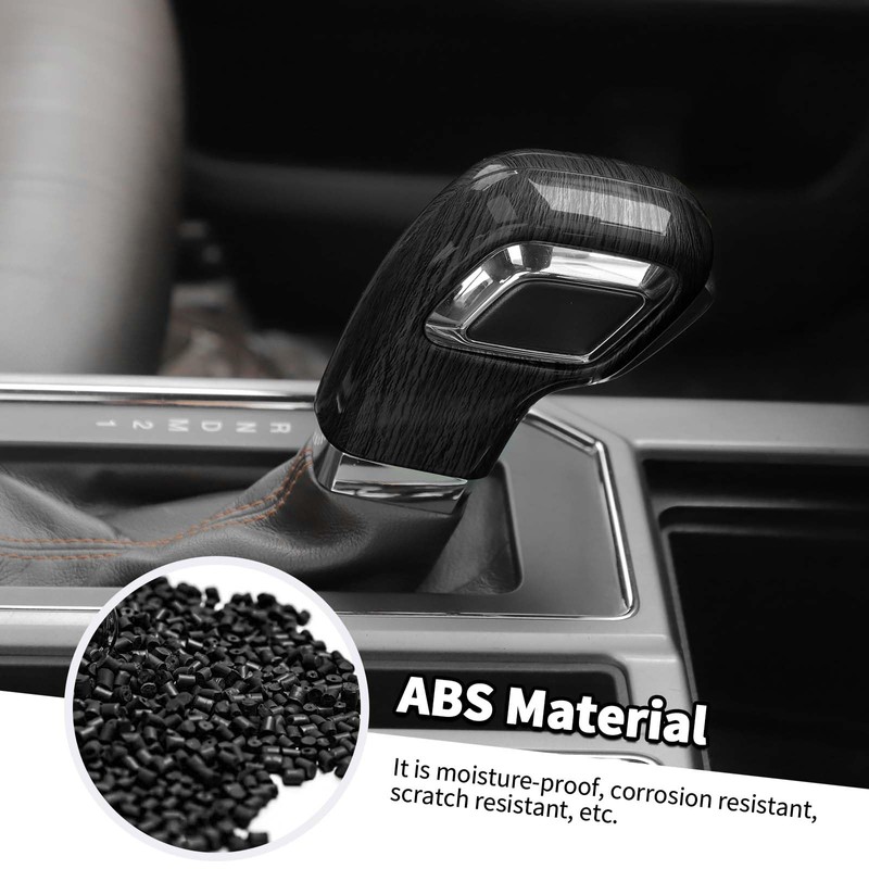 Jimen Fit for Ford F150 2015-2020, Gear Shift Knob Cover