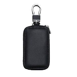 GHYTRIGEN Key fob case - Premium Leather Car Key - Universal Car Key Fob Bags for Men Women - Faraday bag for key fob