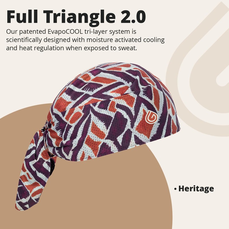 Full Triangle 2.0, Tri-Layer EvapoCOOL Ventilation Technology, Adjustable Tie Full