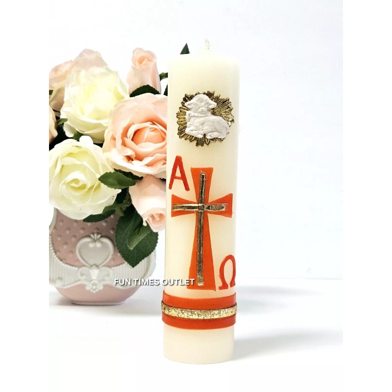 Cirio Vela Paschal Communion Candle Easter Holy Cirio Pascual Cross
