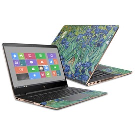 MightySkins Skin Compatible With HP Spectre x360 Convertible 15.6" (2017) - Irises | Protective, Durable, and Unique Vinyl Decal wrap cover | Easy To Apply, Remove, and Change Styles | Made in the USA