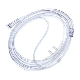 Mend You Medical Adult Nasal Oxygen Cannula, Curved Tip, 7 Foot Tubing, Latex Free, Universal Connector. Soft Nasal Cannula for Oxygen, Cannula Nasal Tubing for Oxygen, Oxygen Tubing (Pack of 5)