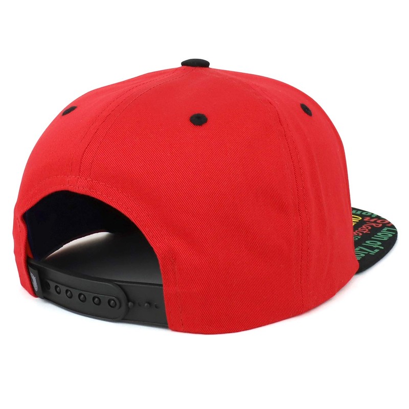 Trendy Apparel Shop Rasta Marihuana Leaf Weed 3D bordado plano