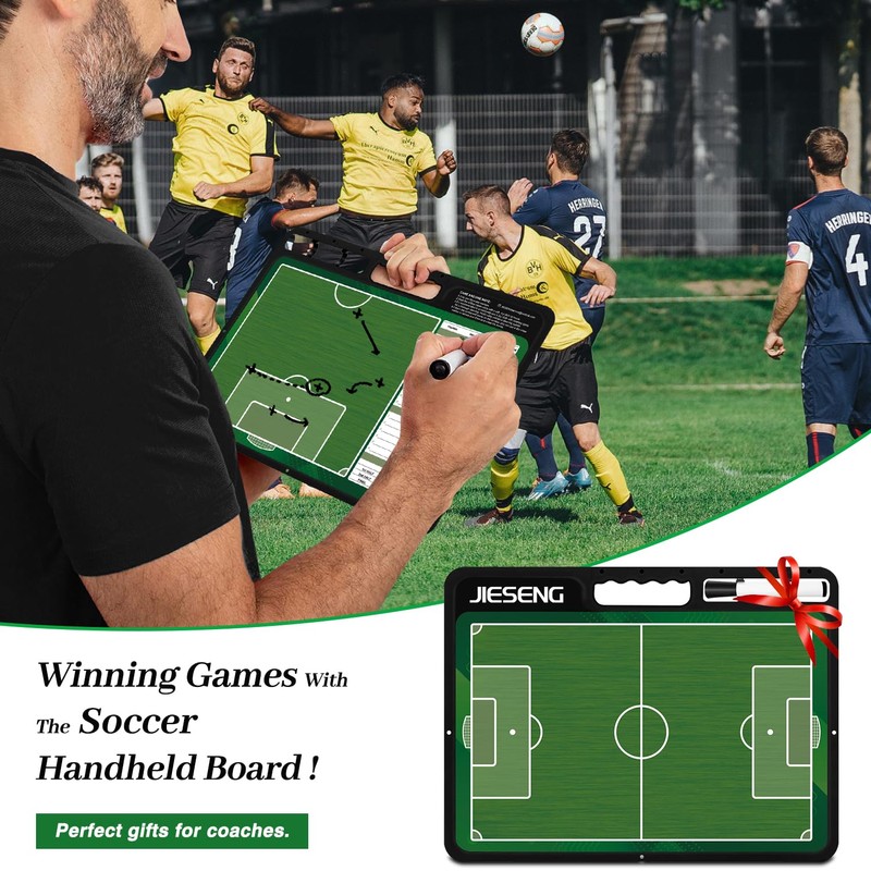 Soccer Dry Erase Coach Board for Coach,Court Tatical Portable Lineup