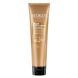 REDKEN All Soft Moisture Restore Leave-In Treatment Hyaluronic Acid Primer for Dry and Brittle Hair Humidity, Heat Frizz Protection For Smooth 5.1 Fl 