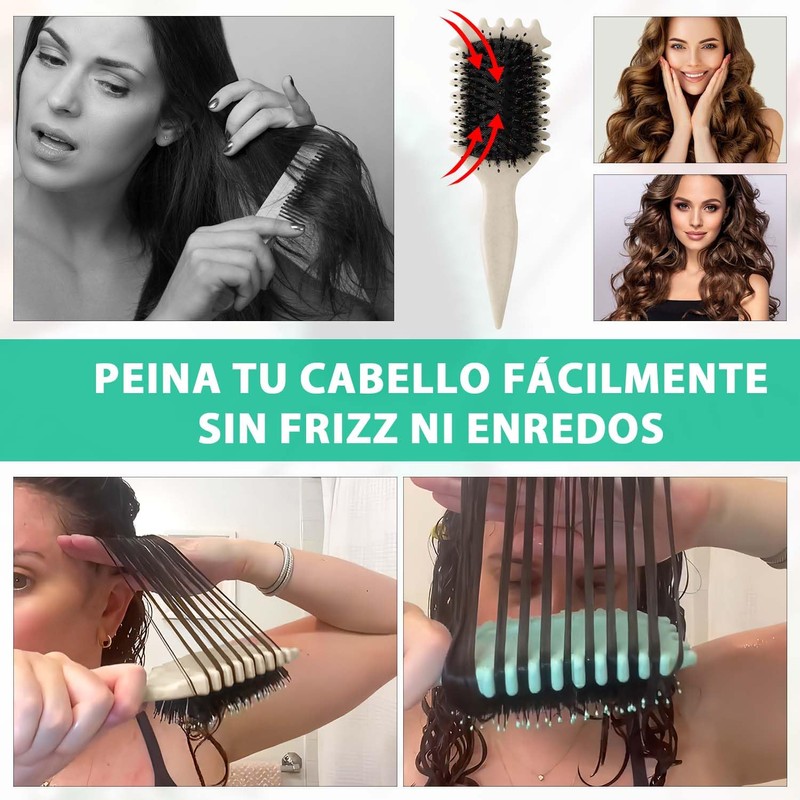 Peine para peinar el cabello rizado, peine para peinar el