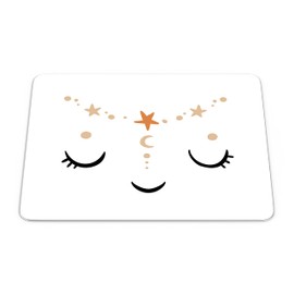 Bonamaison, Rechteck Pop Art Digital Bedruckt Mauspad, rutschfeste Unterseite, für Büro und Zuhause, Größe: 22x18 cm