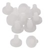 uxcell 12pcs 7mm White Stem Bumpers Glide, Patio Outdoor Furniture