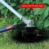 SPARES2GO Universal Dual Line Manual Feed Head with Bolts for
