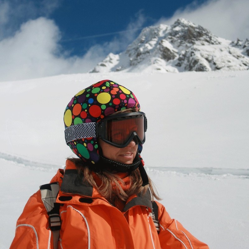 COOLCASC CRAZY DOTS Multisport Helmet Cover
