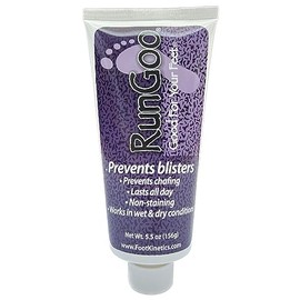Foot Kinetics RunGoo Blister Prevention Cream for Running and Athletes - 5.5 oz - Long-Lasting, Sweat-Resistant - Prevents Chafing, Hot Spots, and Blisters on Feet